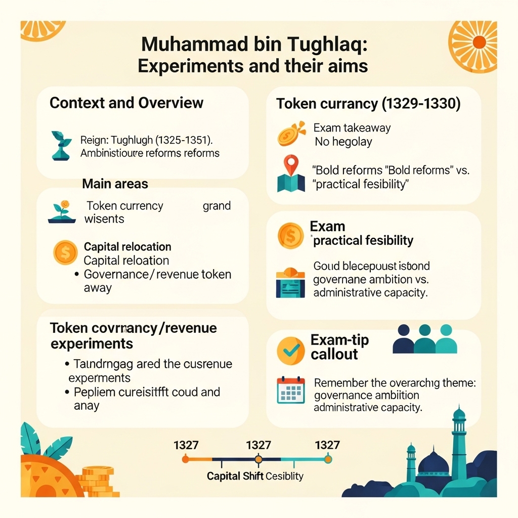 Muhammad bin Tughlaq’s experiments and their failures - Study Strategy