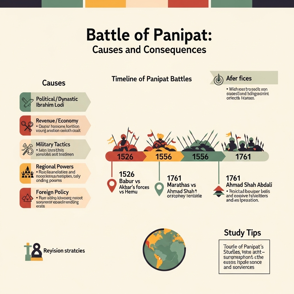 battle of Panipat - causes and consequences - Study Strategy