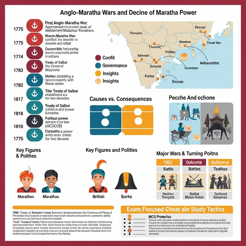Anglo-Maratha wars and decline of Maratha power - Study Strategy