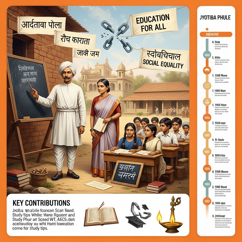 role of Jyotiba Phule in upliftment of lower castes - Study Strategy