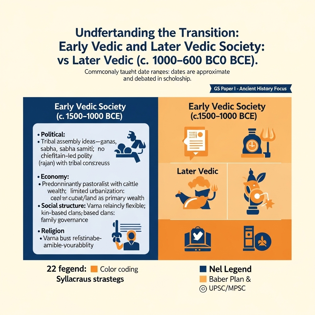 difference between Early Vedic and Later Vedic society - Success Tips