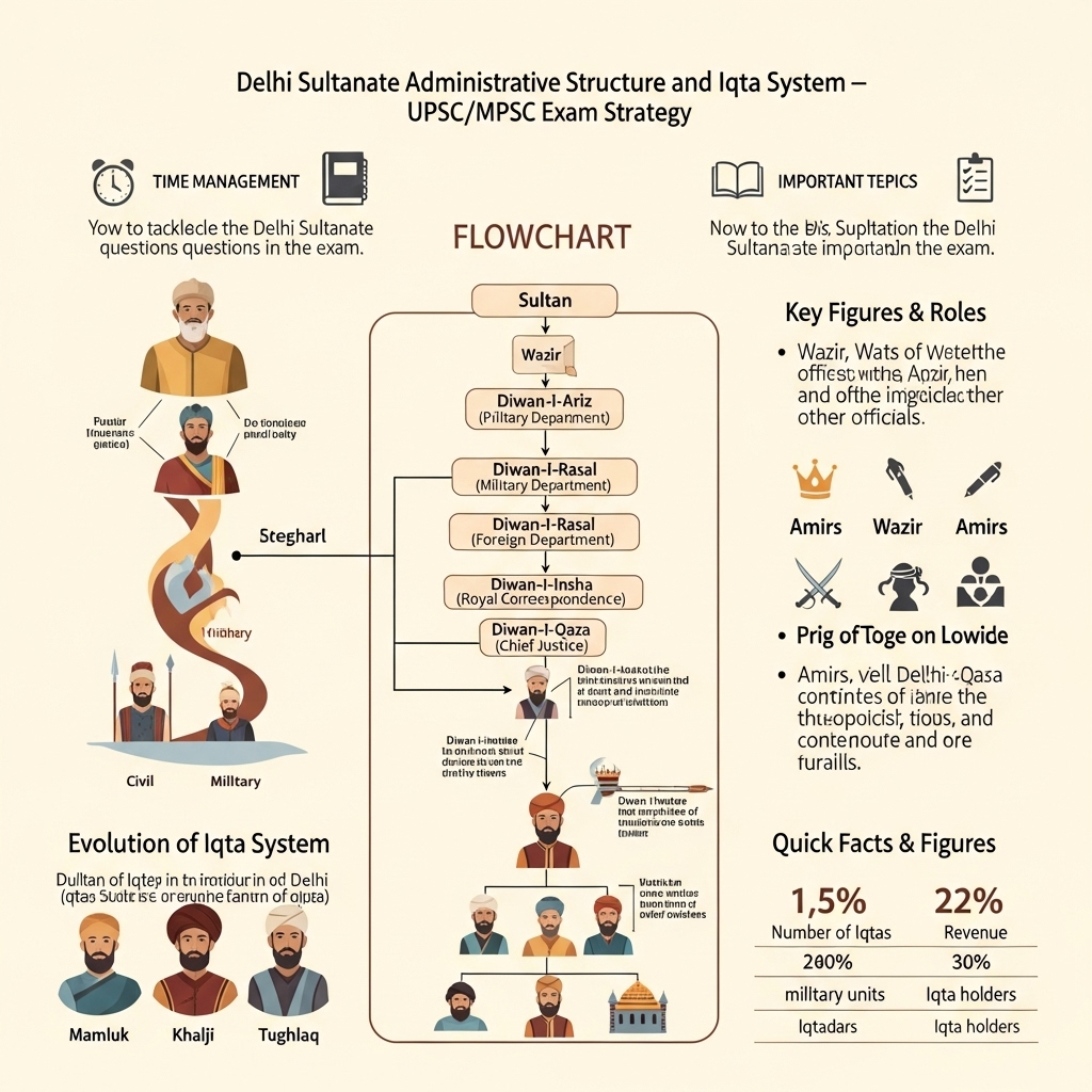 Delhi Sultanate administrative structure and Iqta system - Success Tips
