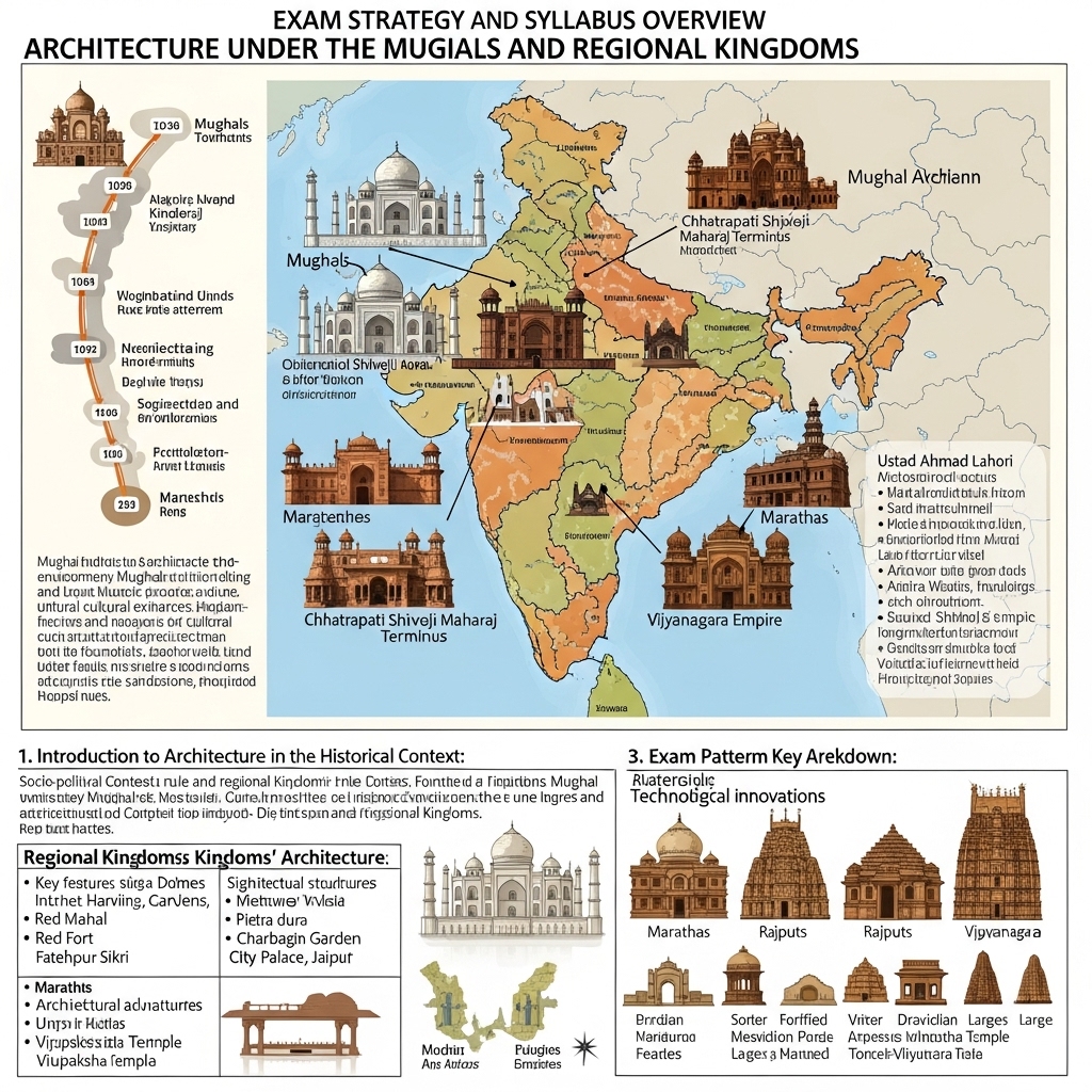 architecture under the Mughals and regional kingdoms - Success Tips
