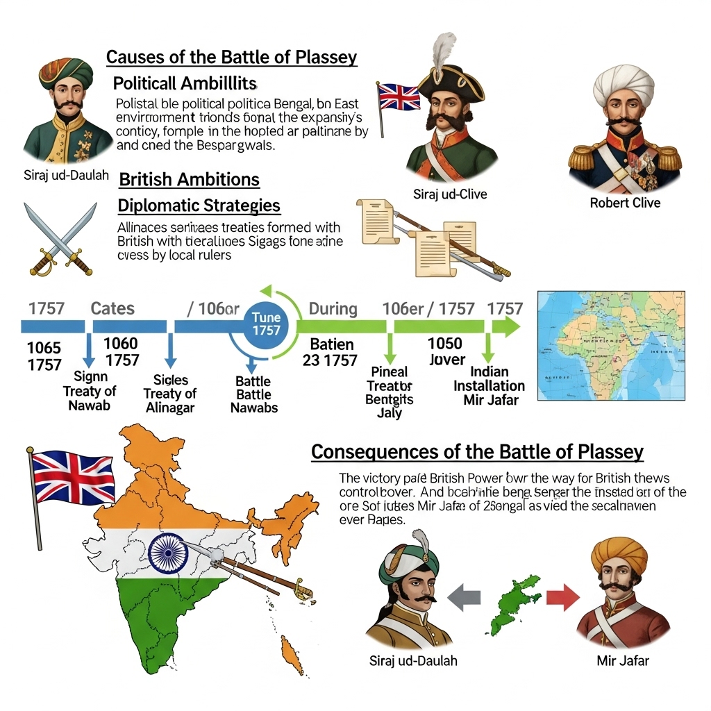 causes and consequences of Battle of Plassey 1757 - Success Tips