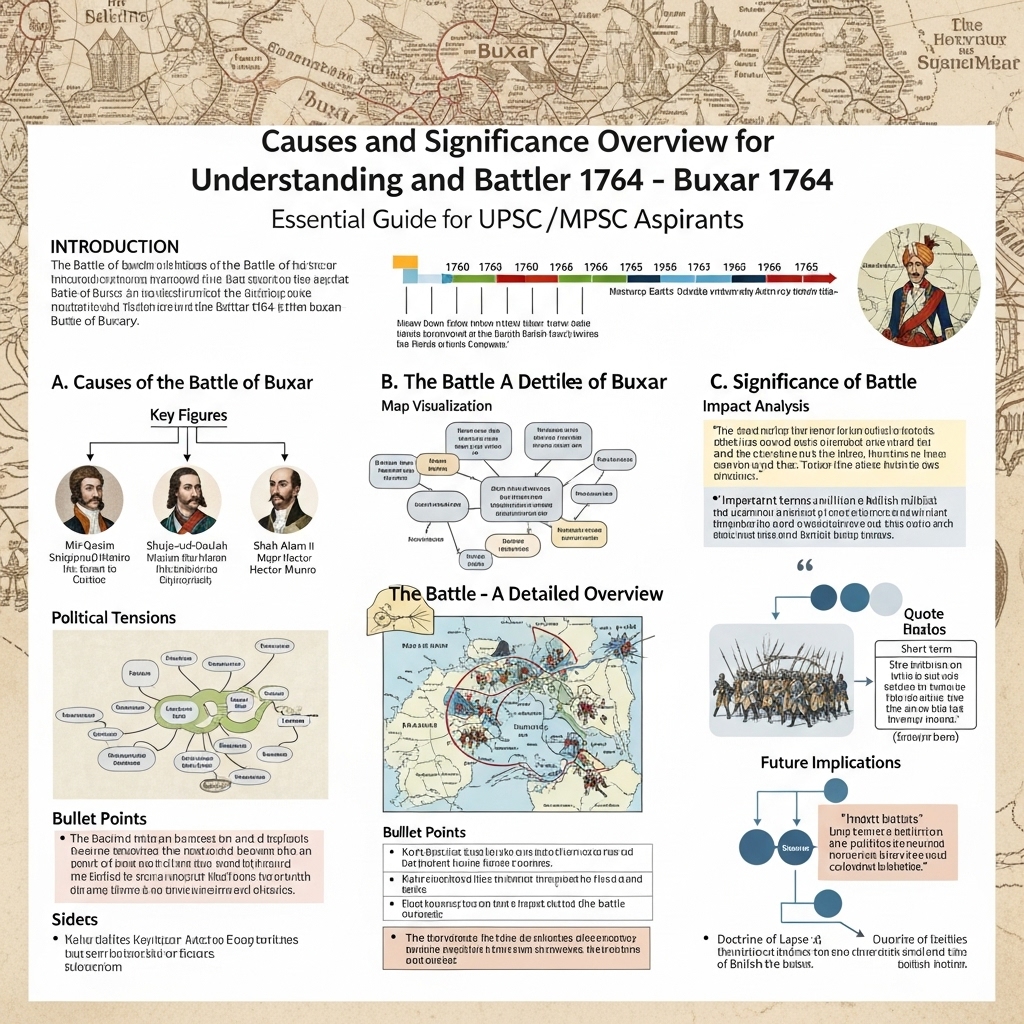 causes and significance of Battle of Buxar 1764 - Success Tips