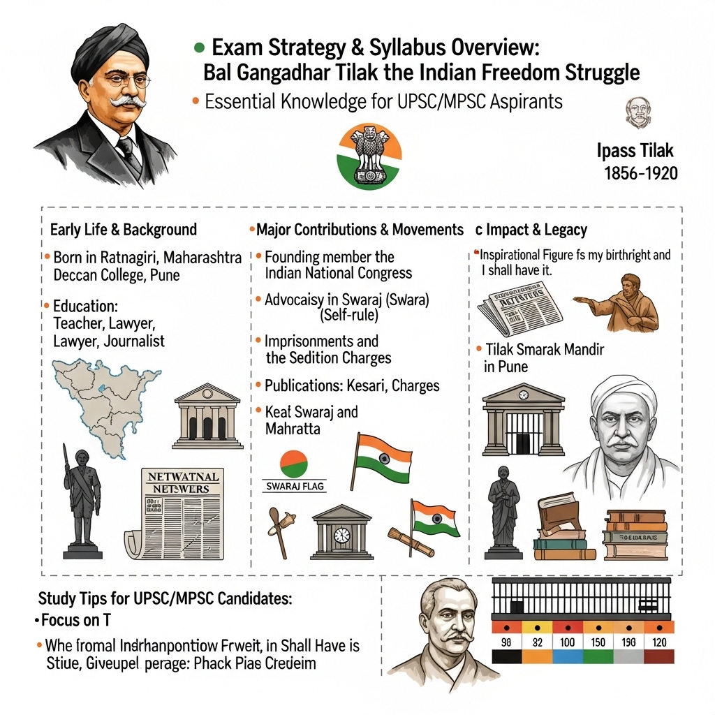 contribution of Bal Gangadhar Tilak in freedom struggle - Success Tips