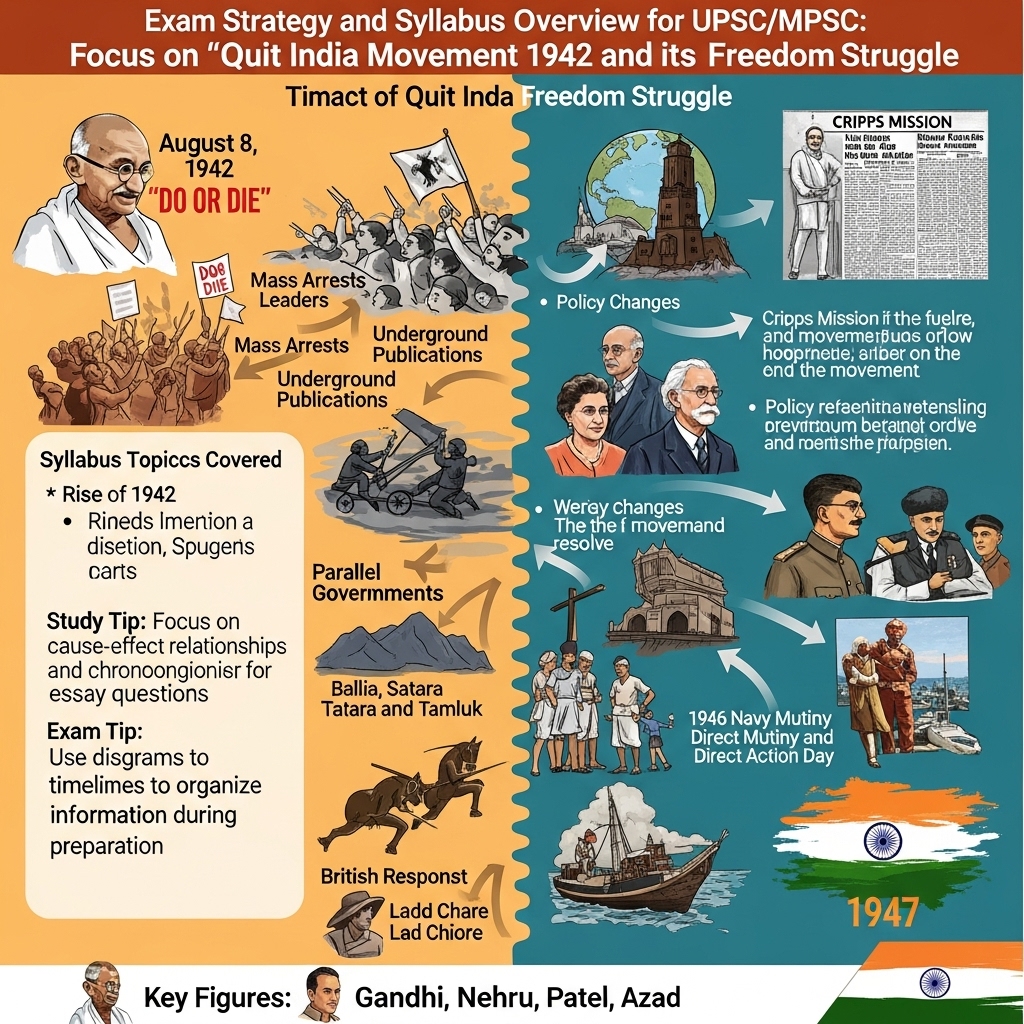 Quit India Movement 1942 and its impact on freedom struggle - Success Tips