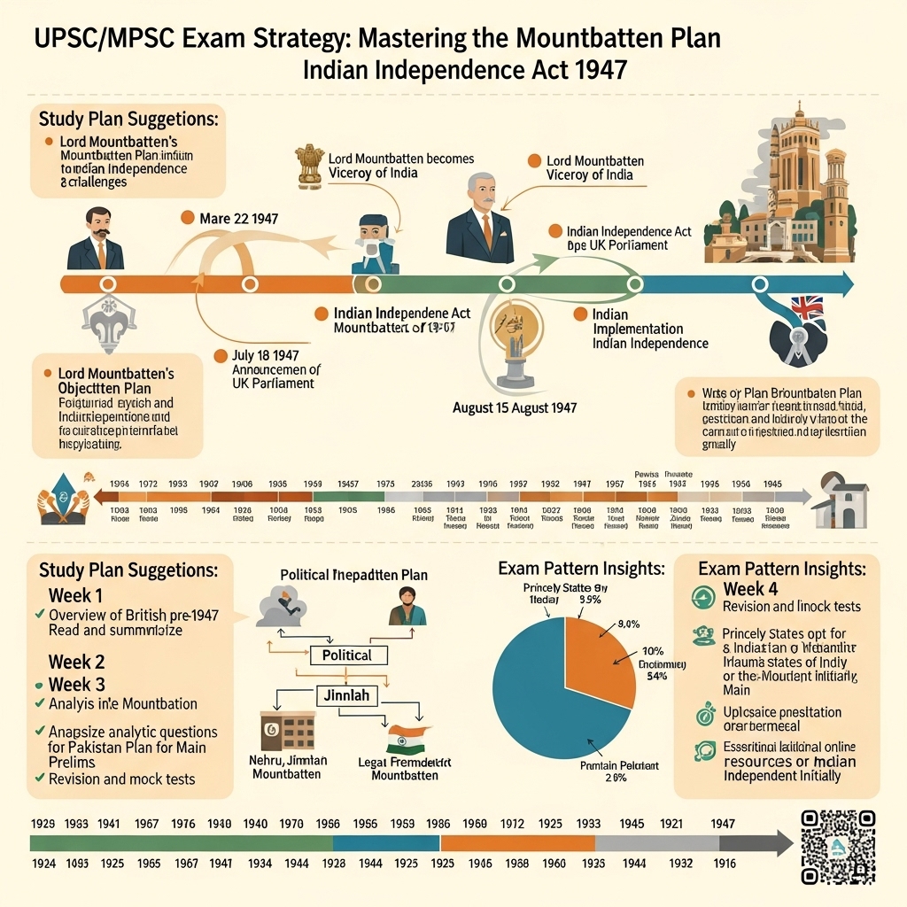 Mountbatten Plan and Indian Independence Act 1947 - Success Tips