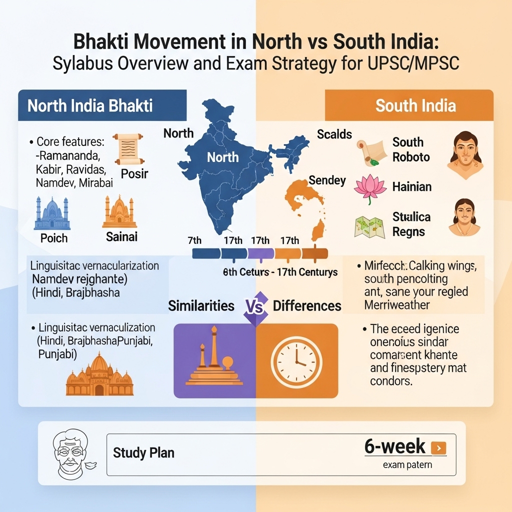comparison between Bhakti Movement in North and South India - Success Tips