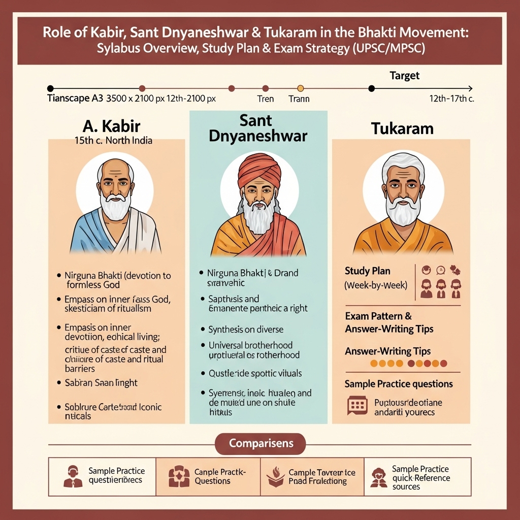 role of Kabir, Sant Dnyaneshwar and Tukaram in Bhakti movement - Success Tips