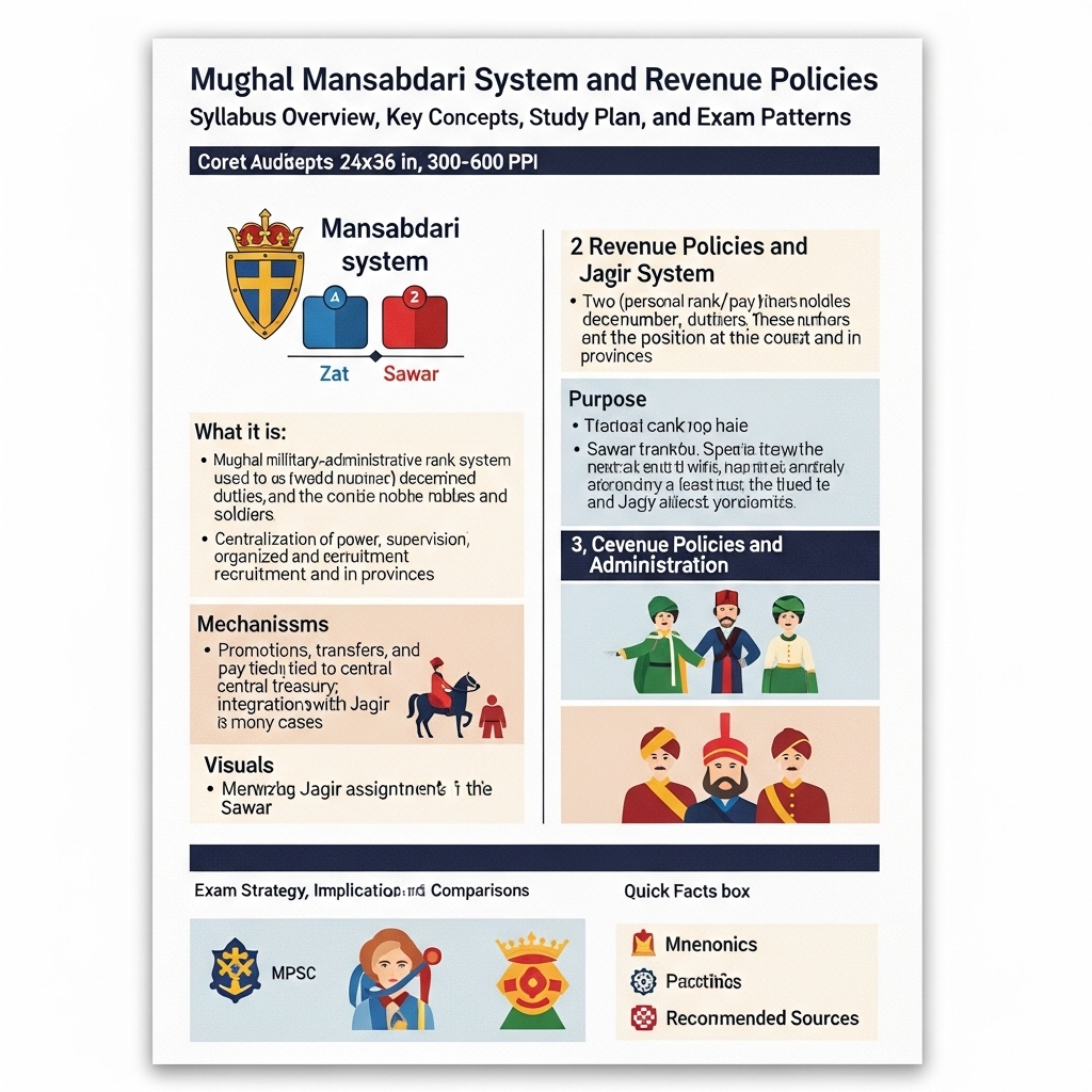 Mughal Mansabdari system and revenue policies - Success Tips
