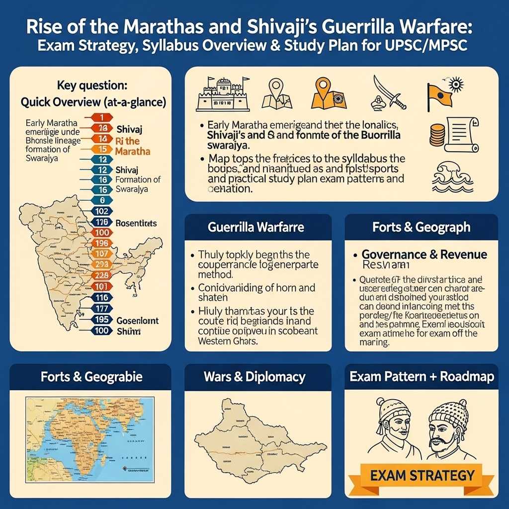 rise of Marathas and Shivaji’s guerrilla warfare - Success Tips