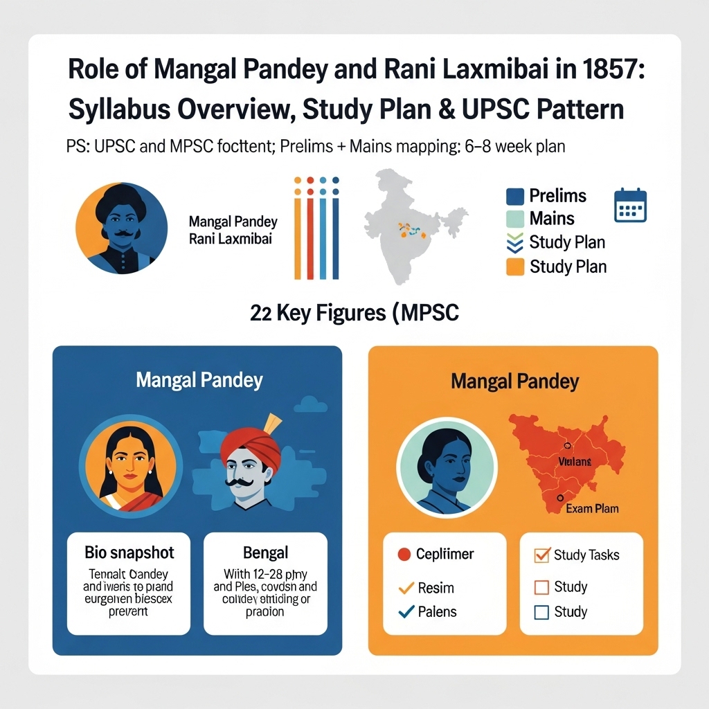 role of Mangal Pandey and Rani Laxmibai in 1857 revolt - Success Tips