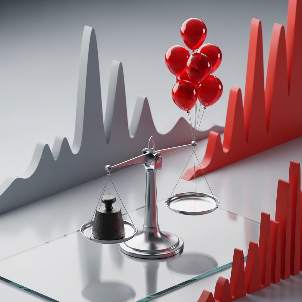 Stagflation economic cycle diagram showing inflation, unemployment, and stagnant GDP growth